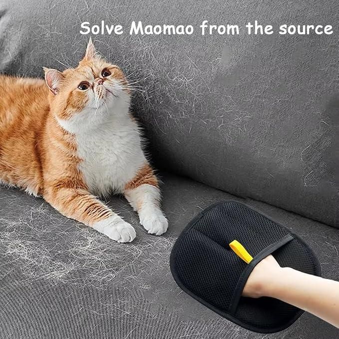 Velvet Pet Hair Removal Gloves
