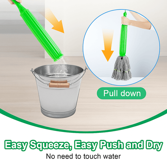 𝐒𝐞𝐥𝐟-𝐖𝐫𝐢𝐧𝐠𝐢𝐧𝐠 𝐖𝐚𝐭𝐞𝐫 𝐂𝐥𝐞𝐚𝐧𝐢𝐧𝐠 𝐌𝐨𝐩 | 𝐏𝐮𝐬𝐡, 𝐒𝐪𝐮𝐞𝐞𝐳𝐞 & 𝐑𝐞𝐥𝐚𝐱