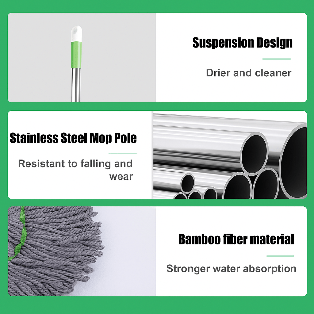 𝐒𝐞𝐥𝐟-𝐖𝐫𝐢𝐧𝐠𝐢𝐧𝐠 𝐖𝐚𝐭𝐞𝐫 𝐂𝐥𝐞𝐚𝐧𝐢𝐧𝐠 𝐌𝐨𝐩 | 𝐏𝐮𝐬𝐡, 𝐒𝐪𝐮𝐞𝐞𝐳𝐞 & 𝐑𝐞𝐥𝐚𝐱