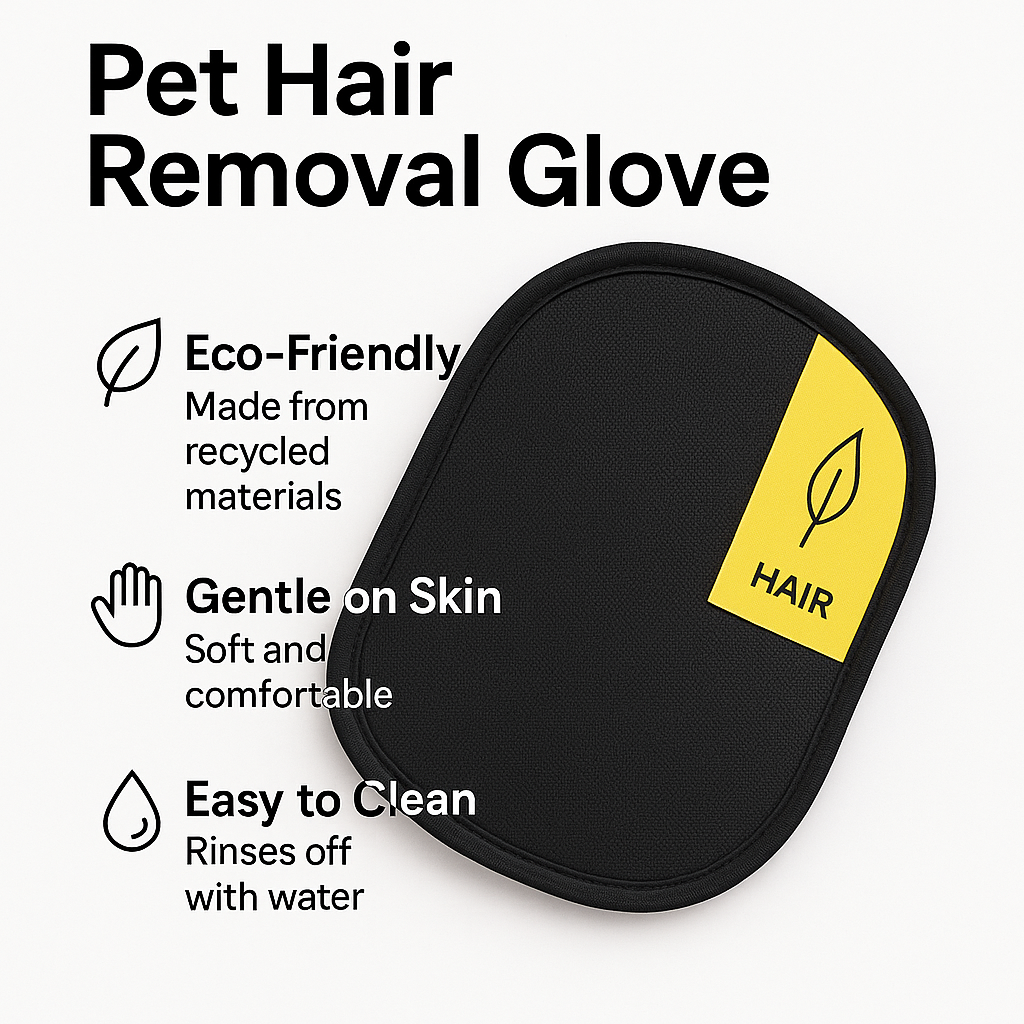 Velvet Pet Hair Removal Gloves